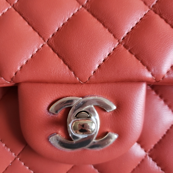 CHANEL 21k Brown, Mini rectangle, Light gold hardware, Lambskin - Picture 9 of 15
